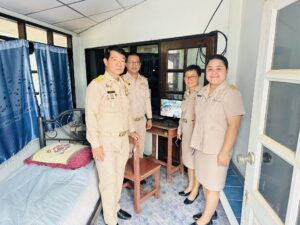 ลงพื้นที่เยี่ยมและให้กำลังใจในวันเปิดภาคเรียนที่ 1 ปีการศึกษา 2567 ของโรงเรียนหนองม่วงวิทยา